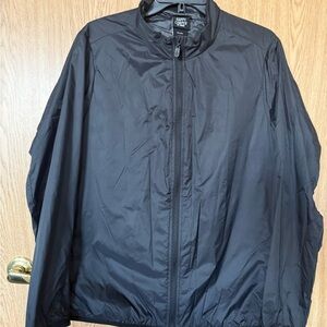 Happy Camper By Torrid Black Zip Up Lightweight Jacket